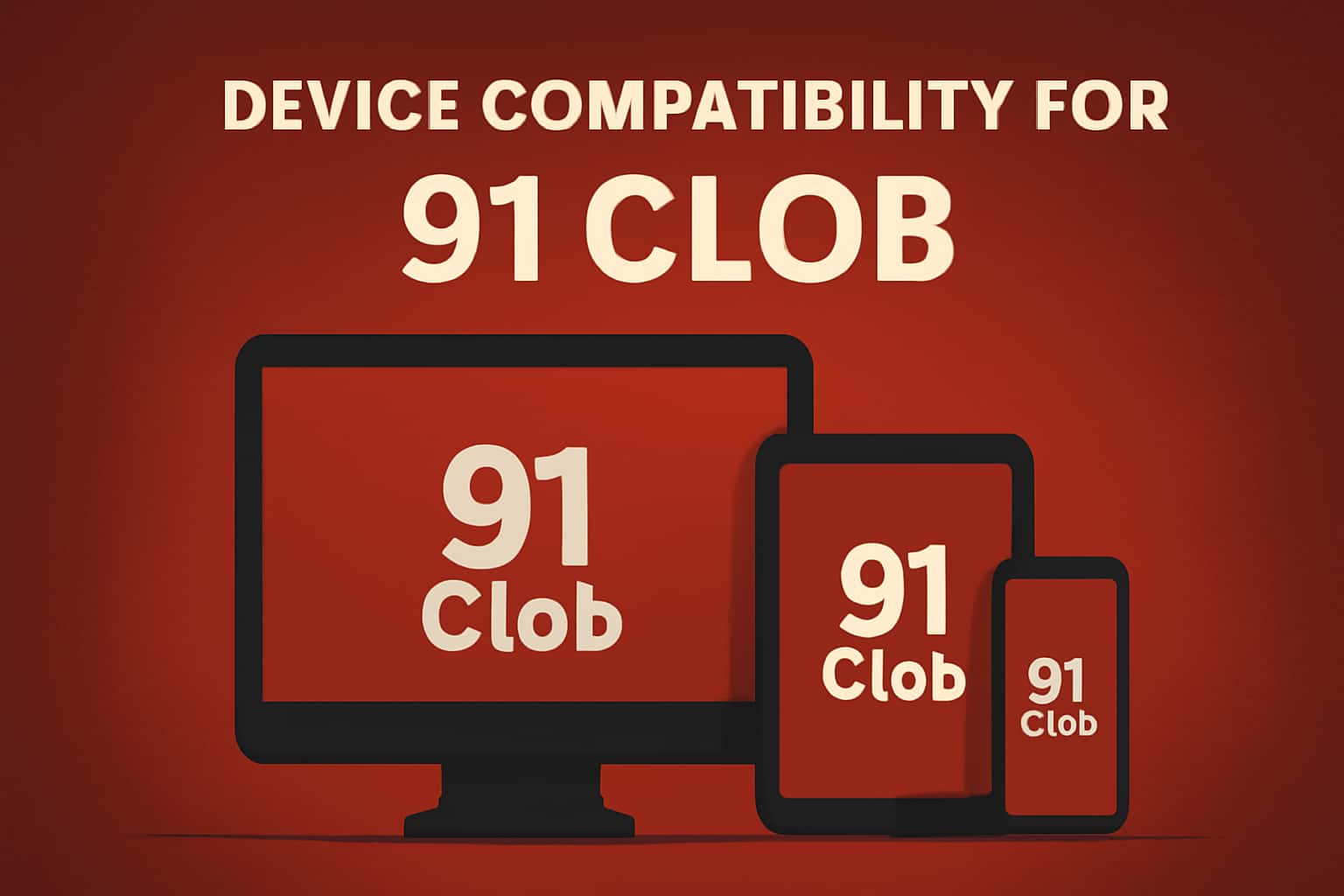 An informational background on device compatibility with 91 Clob.