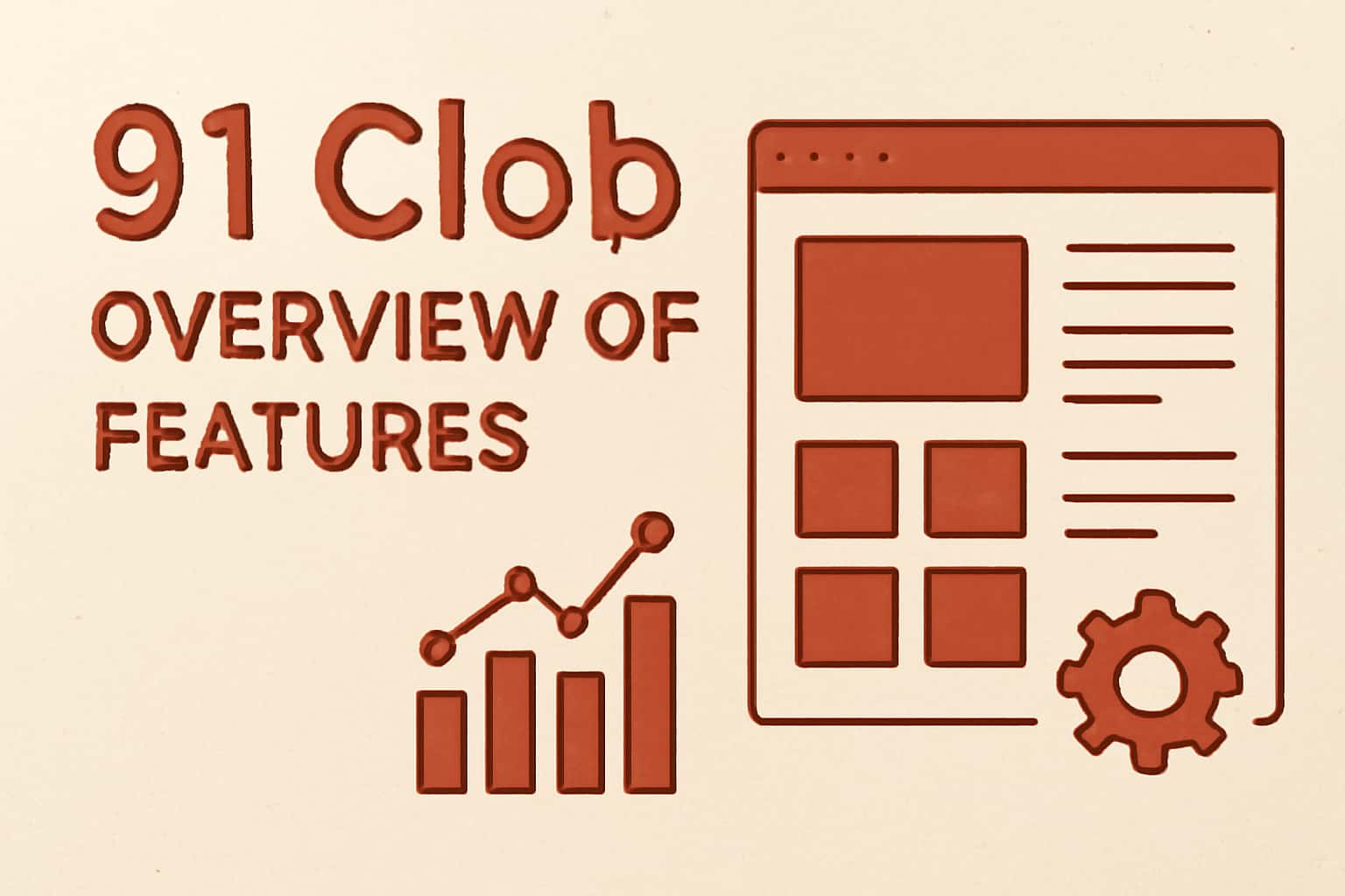 Overview of 91 Clob Features with emphasis on app characteristics.