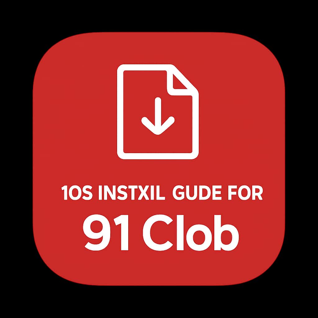 Icon representing the iOS Install Guide for 91 Clob.