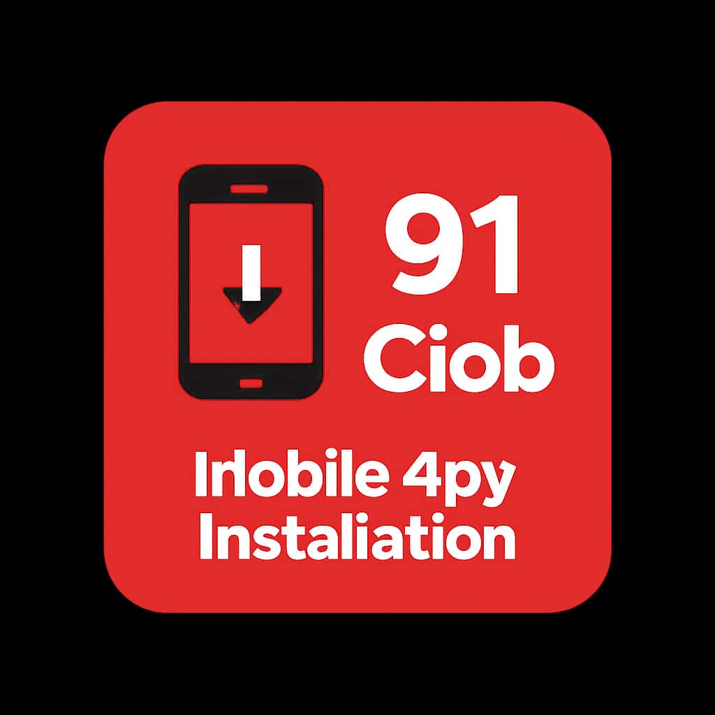 Icon representing 91 Clob Mobile App Installation guide.