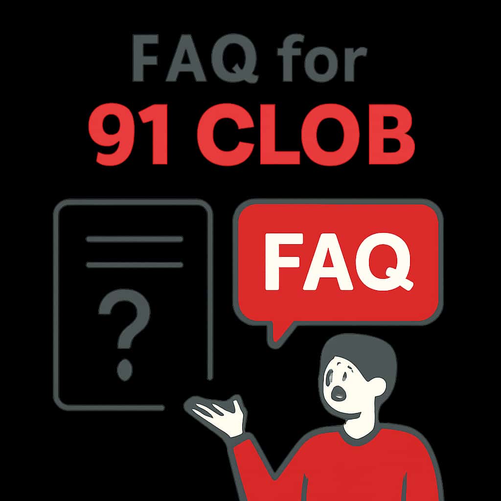 An educational diagram related to 91 Clob.