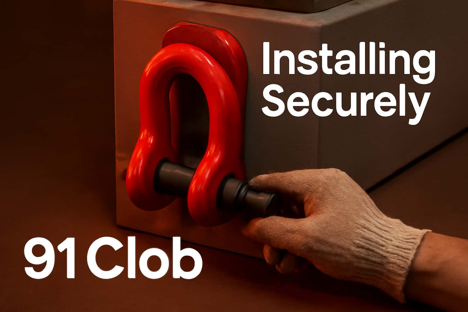 Visual representation of the 91 Clob installation process.