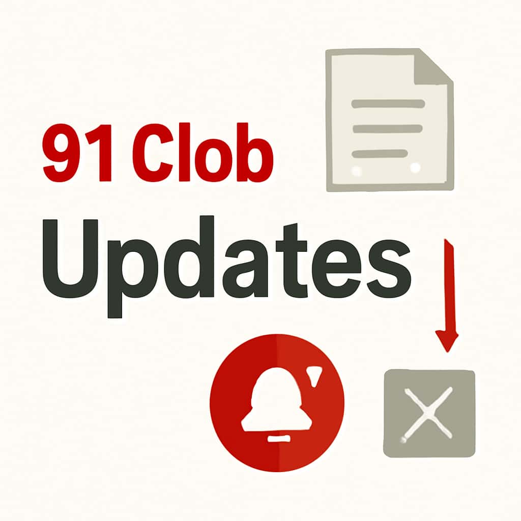 Diagram explaining the updates for 91 Clob.